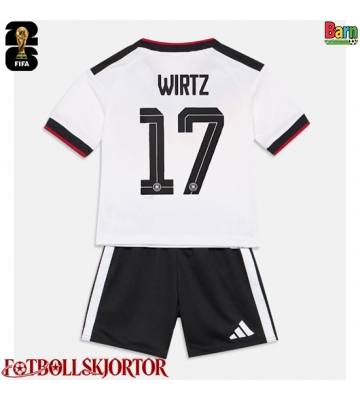 Tyskland Florian Wirtz #17 Hemmakläder Barn VM 2026 Kortärmad (+ Korta byxor)